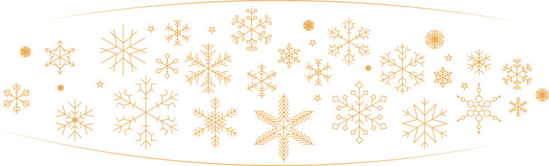 Snowflake set on isolated background. Isolated snowflake vector icon logo snow Xmas character symbol collection. Frost background. Christmas icon. Happy New Year 2026. Vector illustration