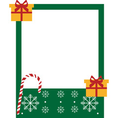 Cute Polaroid Christmas Frame 