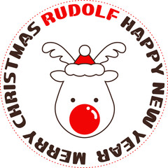 크리스마스와 새해 루돌프