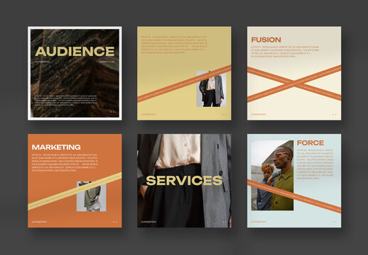 Audience Social Media Post Layout