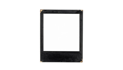Vintage Polaroid Frame with Blank White Space for Photo.