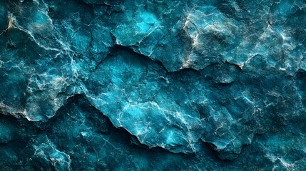 This captivating scene features a close-up view of turquoise rock, showcasing its unique patterns and textures. The light highlights the natural beauty and complexity of the stone.