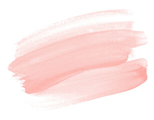 Watercolor Brush Strokes in Soft Pink Hues for Artistic Design.