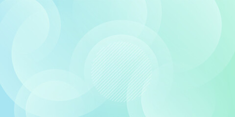 Minimalist banner background. Green and blue gradations.Circle geometric background. Simple design. Vector. EPS 10