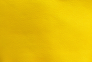 Yellow leather texture background, blank yellow leather pattern background