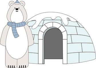 이글루와 북극곰