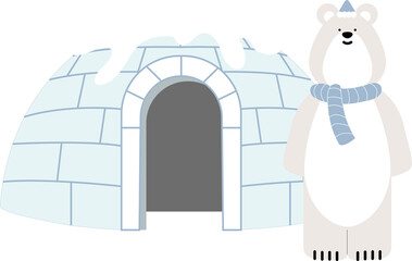 이글루와 북극곰