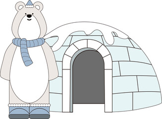 이글루와 북극곰