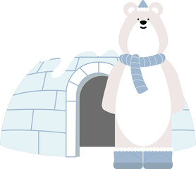 이글루와 북극곰