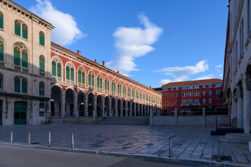 Fototapeta premium Republic Square in Split, Croatia