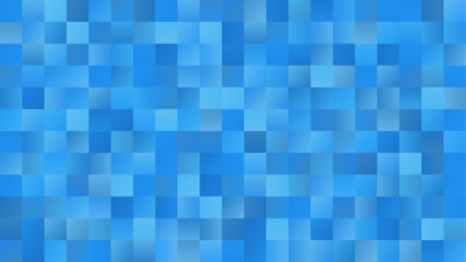 Royal blue gradient tile vector background with modern geometric squares for social media and web design