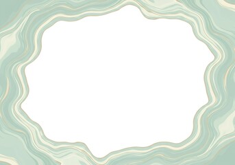 Soft Green Marble Flow