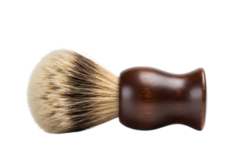 Elegant wooden shaving brush for a luxurious shave