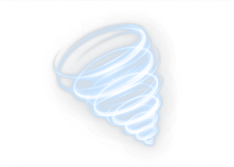 Glowing Spiral Light Ring A Stunning Vortex Motion Trail Accompanied by Sparkles and Energetic Effects