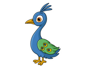 blue bird cartoon