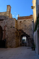Old city, town of Split in Croatia