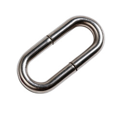 Fototapeta premium Oval stainless steel link