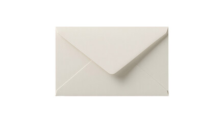Blank off-white envelope