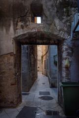 Old city, town of Split in Croatia