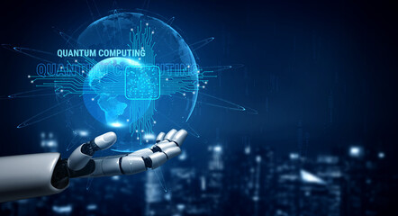 The future of global high-performance computing with quantum technology and AI. This AI innovation in computing will solve complex problems. Motif