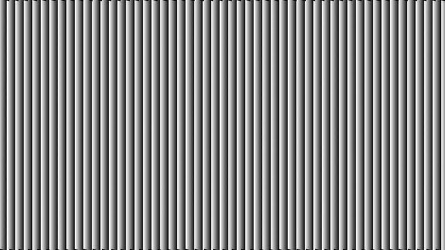 Seamless vertical ribbed metallic texture with gradient shading and subtle highlights abstract background