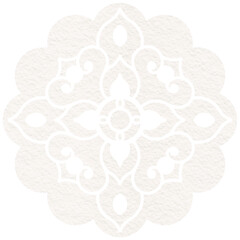 white lace doily