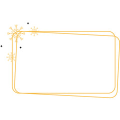 Merry Christmas and New Year Frame