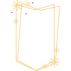 Merry Christmas and New Year Frame