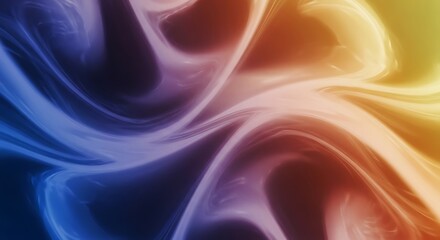Vibrant abstract swirls of light and color create a mesmerizing digital art background