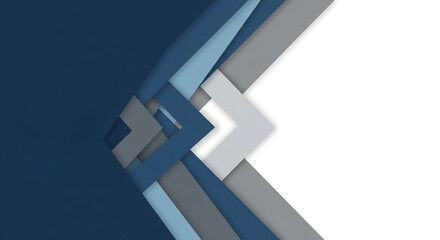 Obraz premium Abstract Geometric Background Design in Blue and Gray