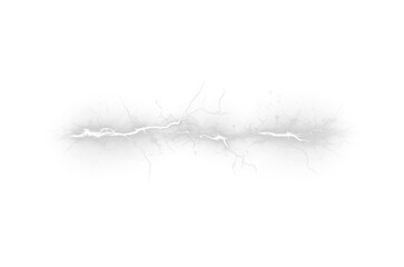 A striking set of white lightning bolts displayed on a black background