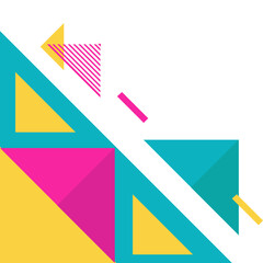 Colorfull Geometric Corner