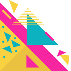 Colorfull Geometric Corner