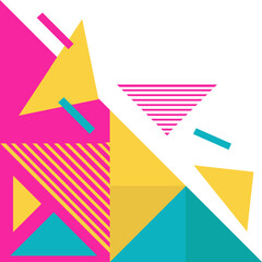 Colorfull Geometric Corner