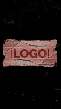 Cardboard Logo - Vertical