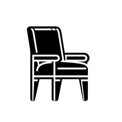 Modern Recliner Chair Vector Illustration