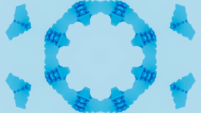 Mythical dragon scale kaleidoscope background in 3D, blending mandala patterns with intricate geometric scales and a fantasy color scheme for book trailers, game content, and themed events