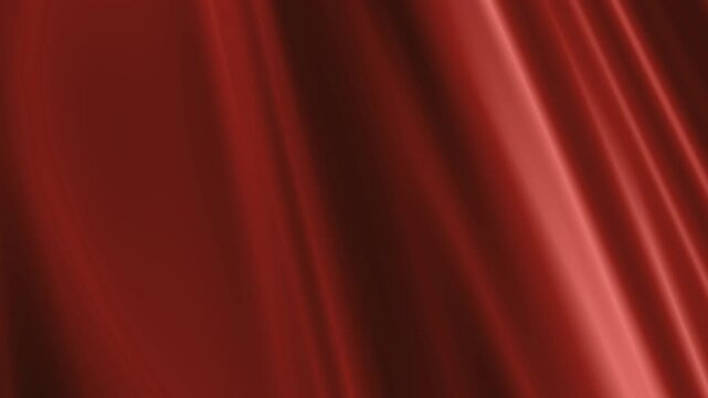 beautiful romantic sexy draped seductive scarlet silk satin taffeta fashion fabric material floating slowly and sensually in the light floaty breeze 4K motion graphic animation background wallpaper

