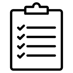 To do list icon in vector illustration