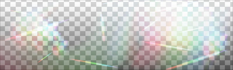 Prism overlay with glowing light refraction. Abstract diamond sparkle on smooth background creates dreamy prism and light overlay background.