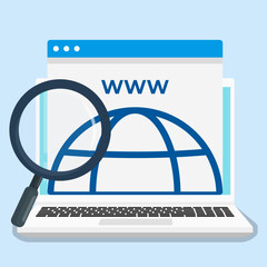 Search engine on browser optimization, SEO, website management, and internet technology.