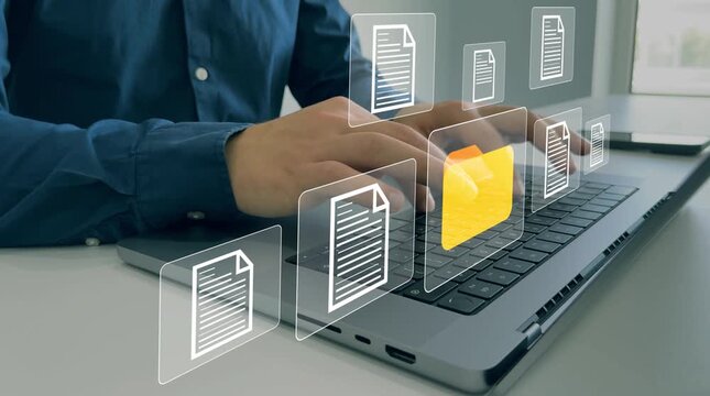 Process automation to efficiently manage files and documentation.System of online documentation database and document management. 