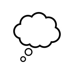 Simple Thought Bubble Icon
