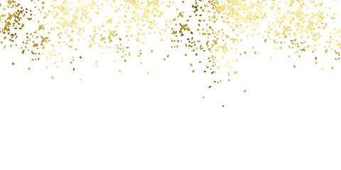  luxury sparkling confetti. Golden sparkle splatter border. Gold foil Frame on png transparent background. Abstract png design element. Premium design,wedding,vip cover template,grand opening,flyer. 