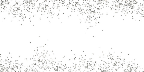 Silver foil Frame Pieces flakes of silver texture, overlay shimmer snow on png transparent background. Abstract png design element. Premium design,wedding,vip cover template,grand opening,flyer. 