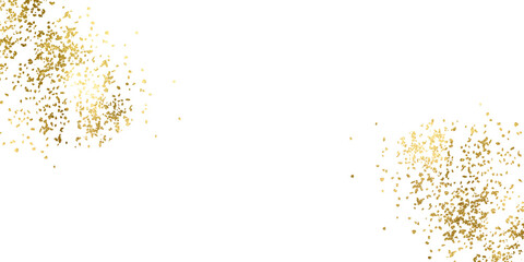 Gold sparkle splatter border. Gold stars random luxury sparkling confetti.Abstract png design element. Premium design,wedding,vip cover template,grand opening,flyer.Frame on png transparent background