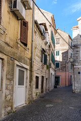 Old city, town of Split in Croatia