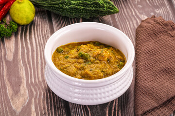 Aloo masala with green peas