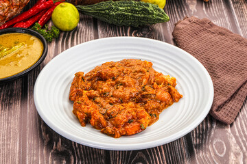 Indian cuisine - Prawns malabar masala