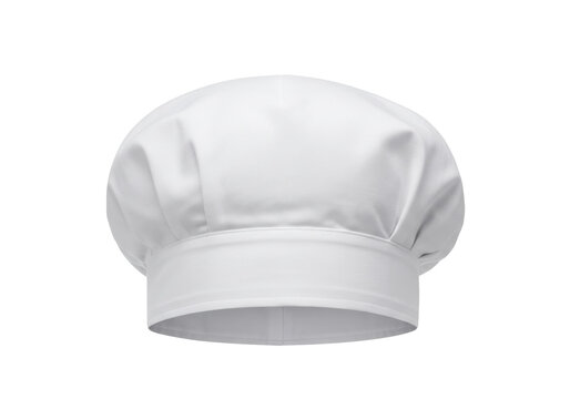 Classic chef s hat isolated PNG, professional cook uniform headwear for culinary arts and restaurant kitchen apparel